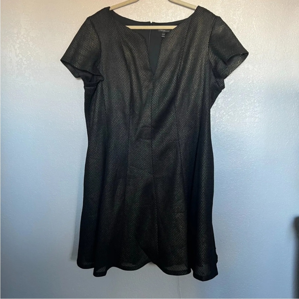 Lane Bryant Metallic Black Dress previously worn